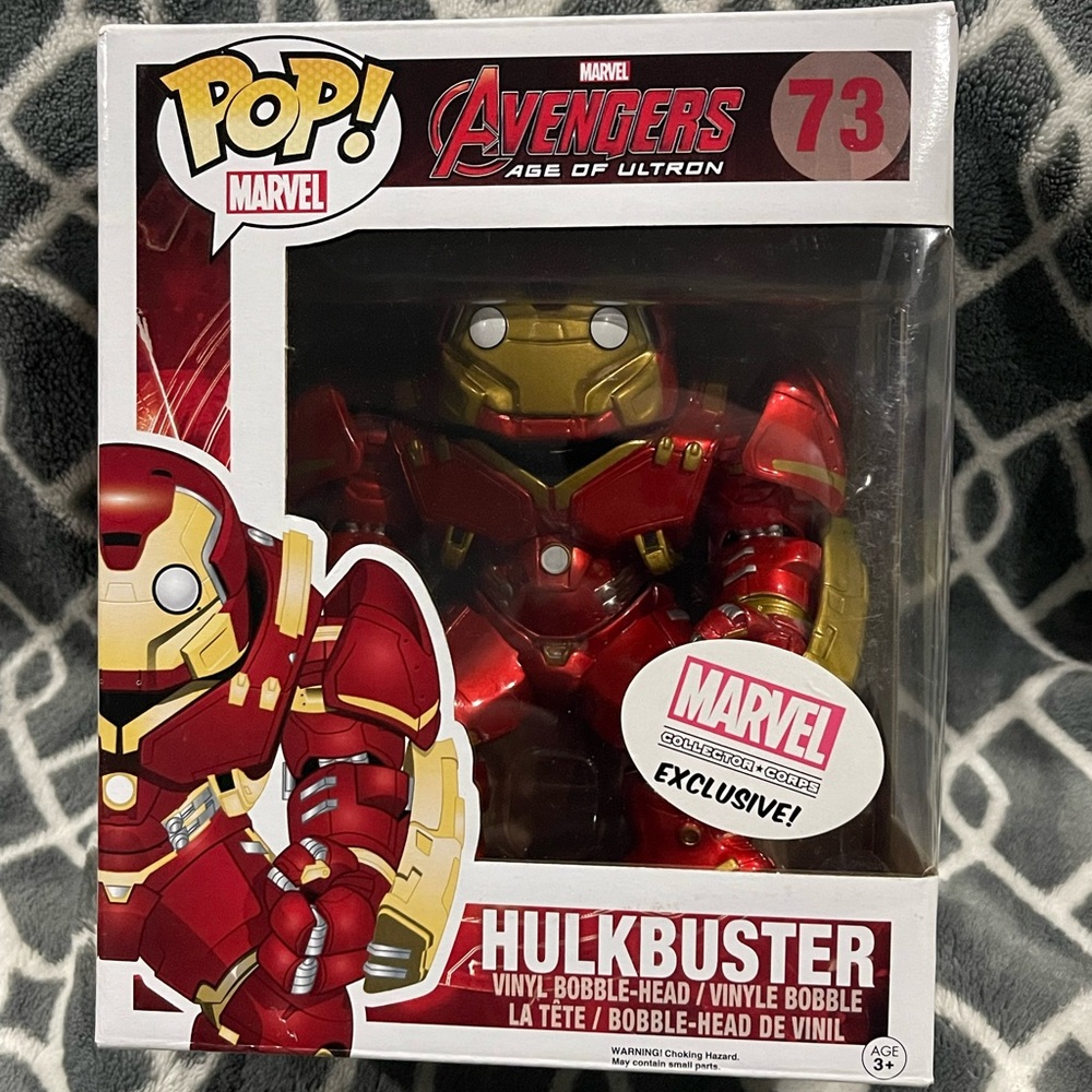Funko Pop! Hulkbuster # 73 ! Marvel Avengers Age Of Ultron ! VAULTED !